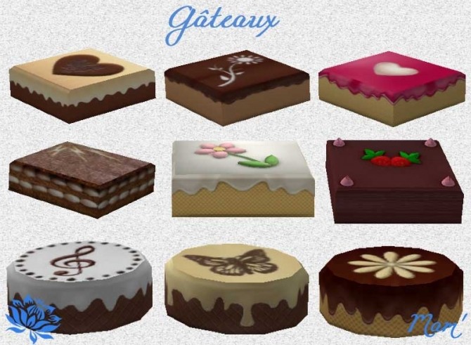 Sims 4 Culinary Pleasures bake set by Maman Gateau at Sims Artists