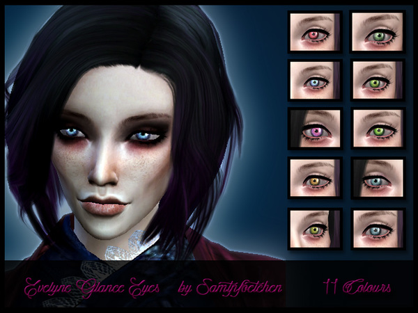 Sims 4 Evelyne Glance Eyes by AnniSamtpfoetchen at TSR