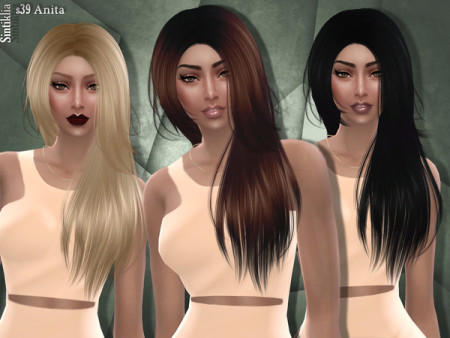 Hair s39 Anita by Sintiklia at TSR » Sims 4 Updates