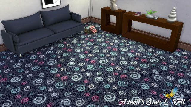 Sims 4 Squiggle Carpet at Annett’s Sims 4 Welt
