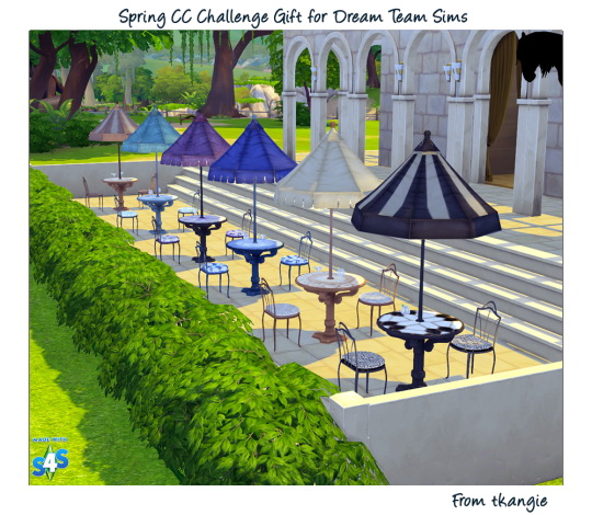 Sims 4 Spring challenge patio set at Tkangie – Armchair Traveler