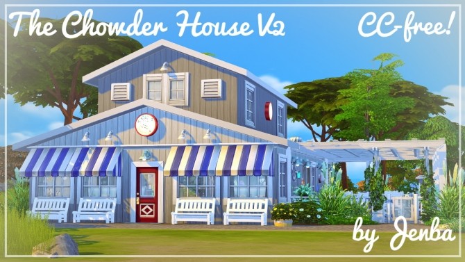 Sims 4 Chowder House V2 at Jenba Sims