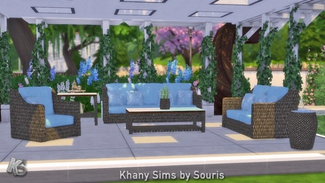 Sims 4 Nice livingroom by Souris at Khany Sims