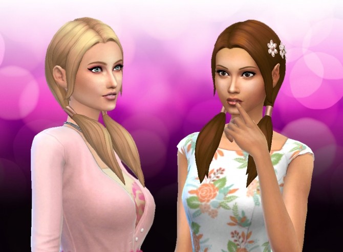 Sims 4 Pigtails Conversion at My Stuff