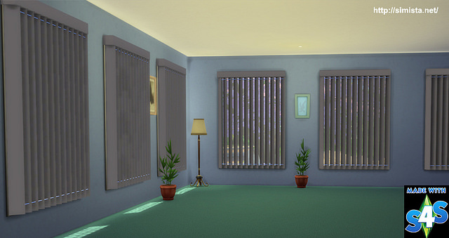 Sims 4 Vertical Blinds at Simista