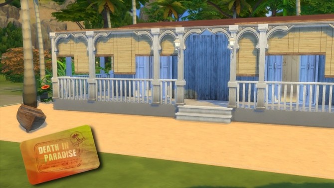 Sims 4 Death in Paradise starter house by Avalanche at Sims Marktplatz