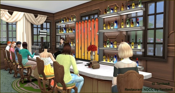 Sims 4 Restaurant NOCC at Tanitas8 Sims