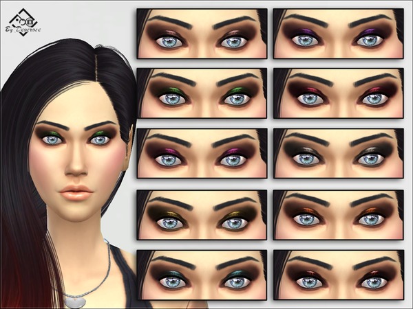 Sims 4 Smoky Chic Eyeshadow by Devirose at TSR