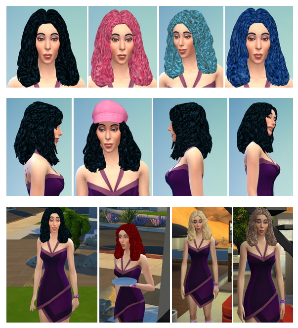 Sims 4 Real Curly Hair at Birksches Sims Blog