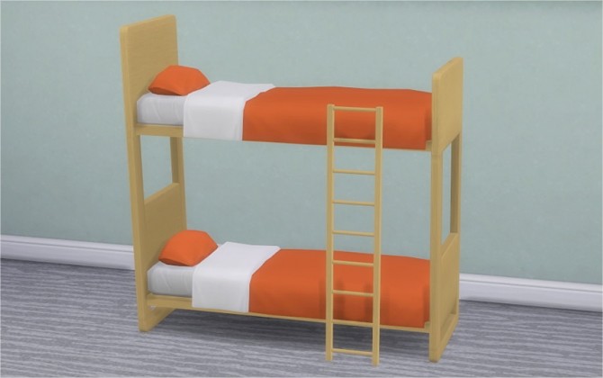 Sims 4 UL Dorm & Contrast Bunk Bed Frames at Veranka