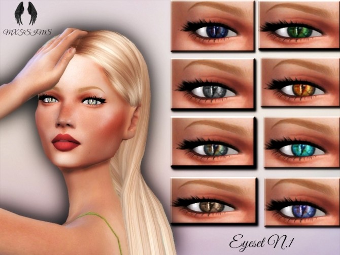 Sims 4 Eyeset N.1 at MXFSims