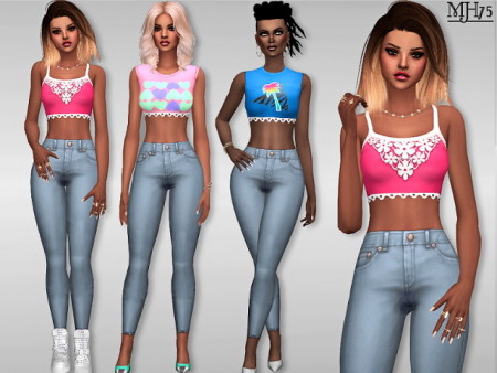 S4 Coolio Outfit by Margeh75 at Sims Addictions » Sims 4 Updates
