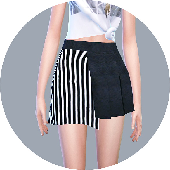 Sims 4 Half Pleats Skirt at Marigold