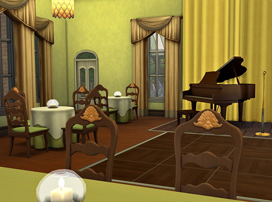 Sims 4 Tiana’s Palace Restaurant at W Sims