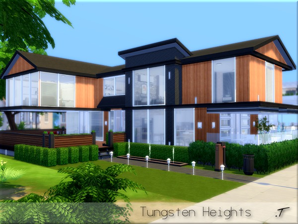 Sims 4 Tungsten Heights house by Torque at TSR