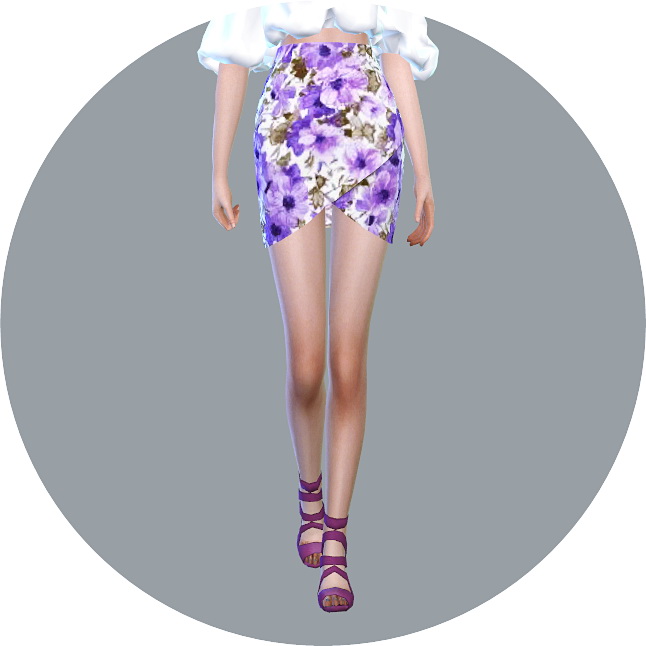 Sims 4 Tulip Skirt Pattern version at Marigold