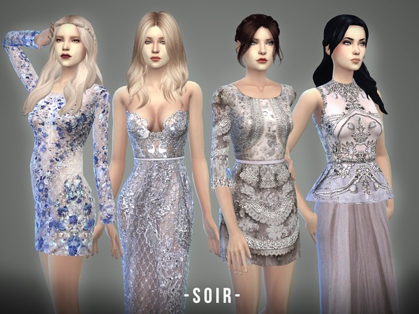 Sims 4 Soir Collection by April at TSR