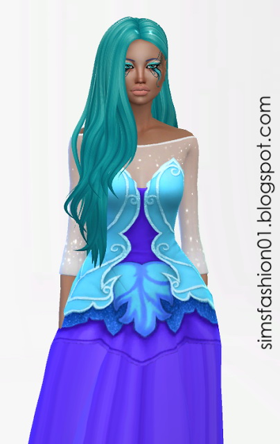 Sims 4 Fairy Dress at Sims Fashion01