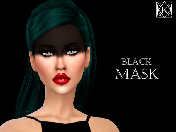 Black Mask by KiaraQueen at TSR » Sims 4 Updates