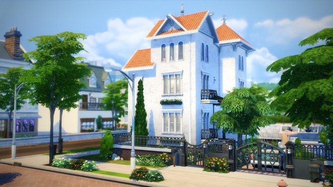 Sims 4 Colombes house at Fezet’s Corporation