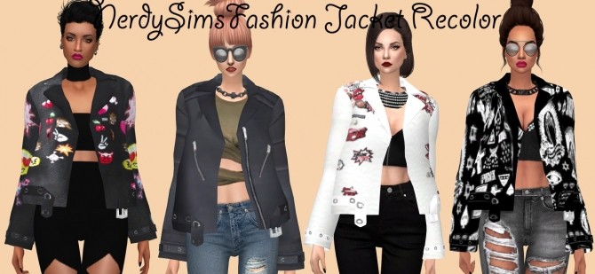 Sims 4 Circle Bag Conversion + jacket recolors at Lumy Sims