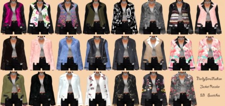 Circle Bag Conversion + jacket recolors at Lumy Sims » Sims 4 Updates