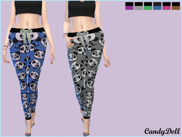 Sims 4 CandyDoll Panda Cute Leggings by DivaDelic06 at TSR