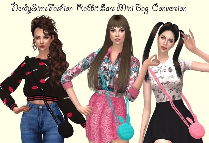 Sims 4 Bags Collection Conversion at Lumy Sims