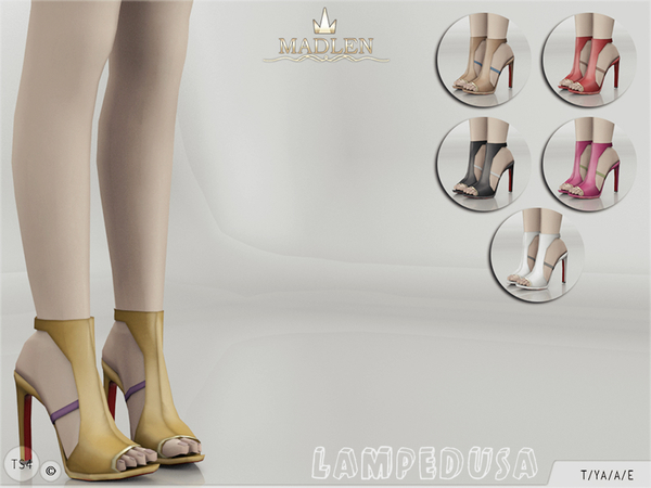 Sims 4 Madlen Lampedusa Shoes by MJ95 at TSR