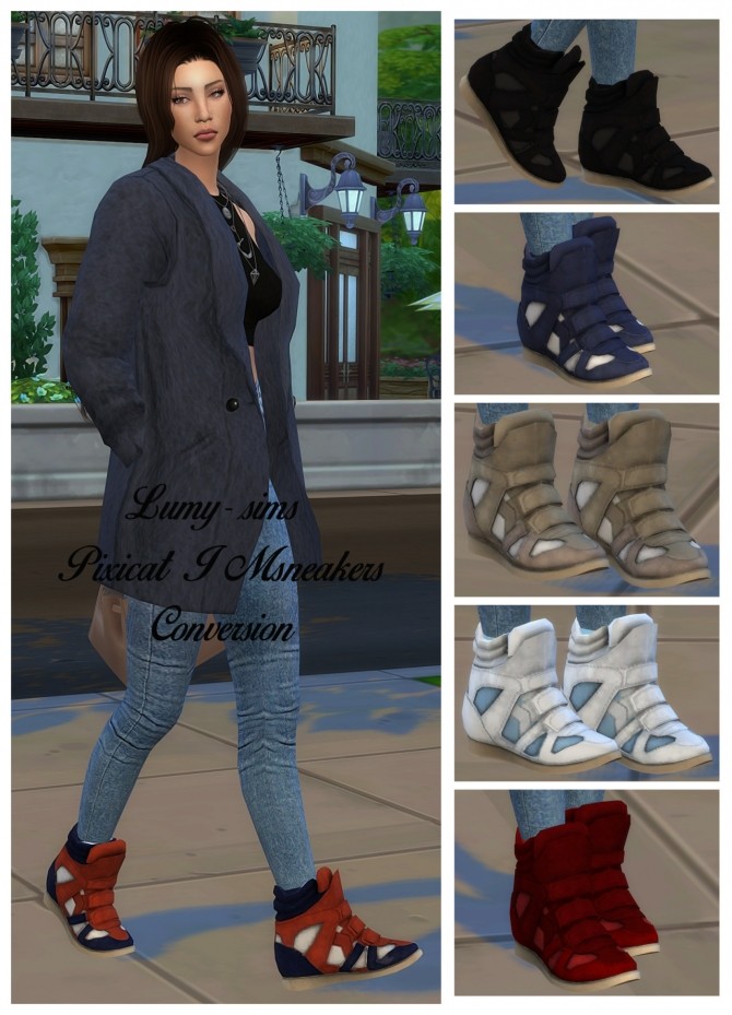 Sims 4 IMsneakers conversion by Pixicat at Lumy Sims