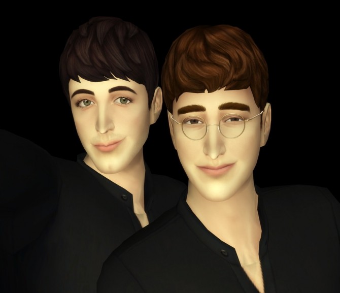 Sims 4 Beatle Boys Hair V2 at Rusty Nail