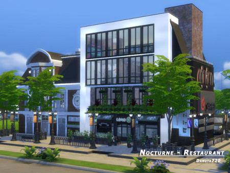 Nocturne restaurant by Danuta720 at TSR » Sims 4 Updates