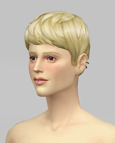 Sims 4 Beatle Boys Hair V1 for females at Rusty Nail