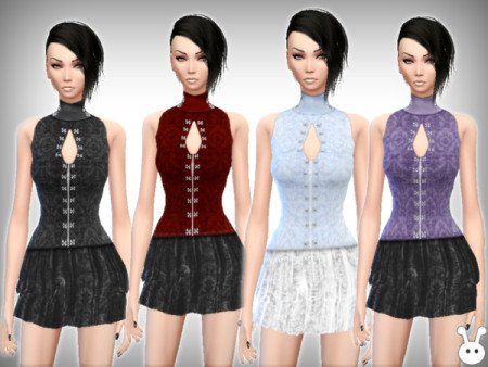 Natalya Dress by XxNikkibooxX at TSR » Sims 4 Updates