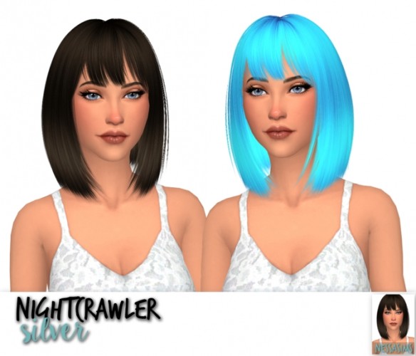 Nightcrawler antoinette, rush, silver & sugar at Nessa Sims » Sims 4 ...