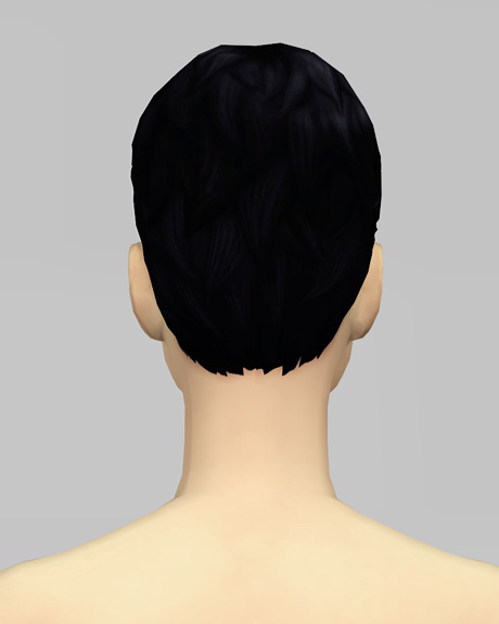Sims 4 Beatle Boys Hair V2 for females at Rusty Nail