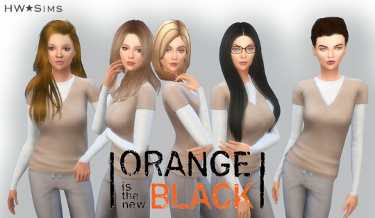 Sims 4 Orange is the new black Cast at HWSims