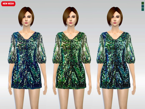 Sims 4 Scarab Princess Dazzled Dress by McLayneSims at TSR