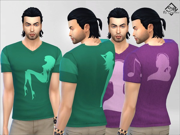 Sims 4 Tshirt Man Collection by Devirose at TSR