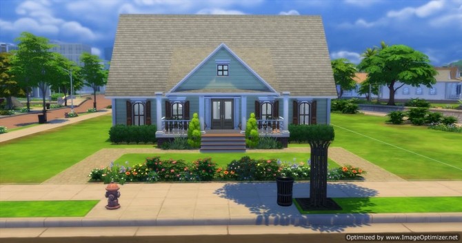 Sims 4 Cottage Bungalow by LadyAngel at Mod The Sims