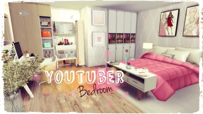 Sims 4 Youtuber Bedroom at Dinha Gamer