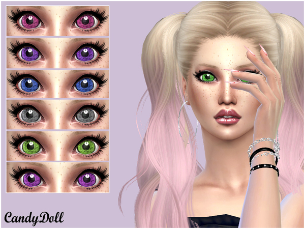 Sims 4 Super Cute DollyEyes by DivaDelic06 at TSR