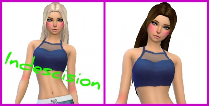 Sims 4 KiaraZurk Indescision Hair Style by Lovelysimmer100 at SimsWorkshop