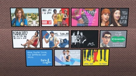 Billboard paintings by Deontai at Mod The Sims