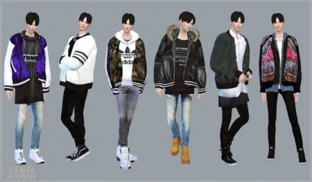 Male Acc Blouson at Marigold » Sims 4 Updates