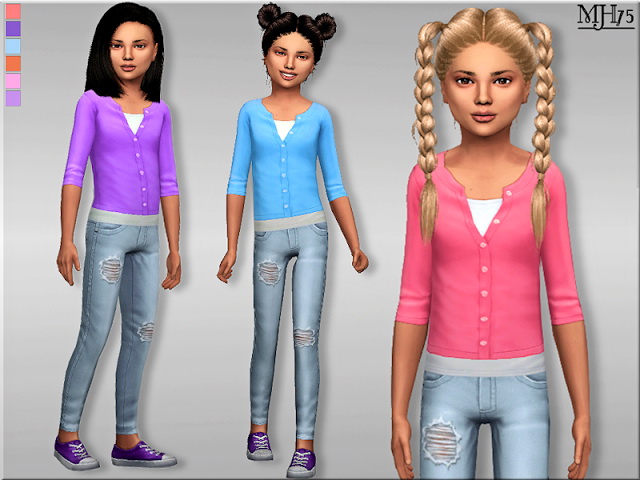Sims 4 Casual Summer Outfit CF by Margeh75 at Sims Addictions