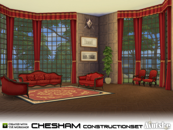 Sims 4 Chesham Constrution set Part 3 by mutske at TSR
