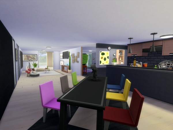 Sims 4 Black Lake house by asperatus at TSR