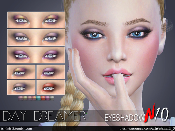 Sims 4 Day Dreamer Eyeshadow by tsminh 3 at TSR