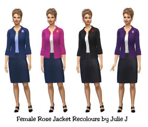 Sims 4 Rose Jacket Recolours at Julietoon – Julie J